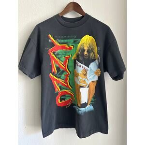 Ozzy Osbourne Reading Playboy Reprint T-shirt Brockum Tag Single Stitch